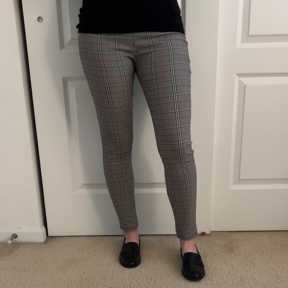 Tommy Hilfiger Plaid Pants Pull On
